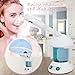 ZENY 2 in 1 Mini Facial Steamer Hair Steamer Home Spa Tabletop Warm Mist Facial Steamer