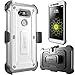 LG G5 Case, SUPCASE Full-body Rugged Holster Case with Built-in Screen Protector for LG G5 2016 Release, Unicorn Beetle PRO Series - Retail Package (White/Gray)