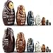 Owl Nesting Dolls - Owl Decor - Owl Gifts - Owl Toy - Matryoshka set 7 dolls