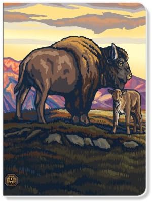 ECOeverywhere Buffalo and Calf Sketchbook, 160 Pages, 5.625 x 7.625 Inches (sk12380)