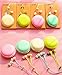 Amberetech Cute 3.5mm in Ear Earphones Earbuds Headset with Macaron Earphone Organizer Box Case for iPhone,for Samsung,for Mp3 iPod Pc Music (Pink)