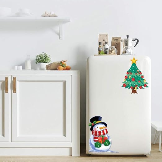 SHIFTALT Árbol De Navidad Pegatinas De Pared Pegatinas De Nevera ...
