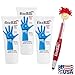 3 Pack Alcohol Free Hand Sanitizer Germicidal Gel | No Drying Foam | Advanced Moisturizers | No Active Ingredients Penetrate Skin | 3oz Tube & Bonus Gift by fiteBac