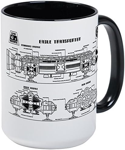 Space: 1999 Eagle Transporter Unique Husband Gifts Presents for Him Mug Gift for Brother Birthday Gifts Inspirational Mug for Mom Dad Awesome Coffee Mug 11oz