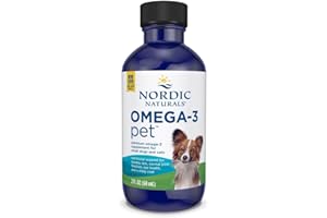 Nordic Naturals Omega 3 Pet - Fish Oil Liquid for Small Dogs and Cats, 2 Oz