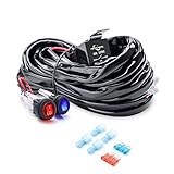 MICTUNING 2-Circuit 180W LED Light Bar Wiring