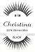 12X #138 Christina 100% Human Hair Fake Eyelashes
