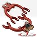 AJP Distributors 2PCS Suspension Front Upper Adjustable Tubular Steel Control Arm Camber Kit Red Compatible/Replacement For Civic Del Sol/Integra 1992 1993 1994 1995 1996 1997 1998 1999 2000 2001