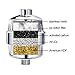 Advanced Shower Filter - 1 Replacement Cartridge + 1 Teflon Tape High Output Universal to Remove Chlorine & Sediments to Purify Water, Chrome Plated Finish (Shower Filter)
