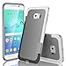 TILL for Galaxy S6 Edge Case, TILL(TM) Ultra Slim 3 Color Hybrid Impact Anti-Slip Shockproof Soft TPU Hard PC Bumper Extra Front Raised Lip Case Cover for Samsung Galaxy S6 Edge G925 [Light Gray]