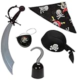 Pirate Costume - Pirate Dress Up - Costume Accessory Set by Funny Party Hats