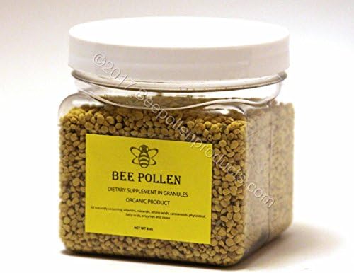 BEE Pollen Pure Organic Bee Pollen Granules 6 oz FDA Certified