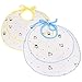 2 Baby Bibs & Burp Cloths For Feeding & Drooling. Fancy Personalized. Multi Layers Muslin Cotton Bib For Shower Gift