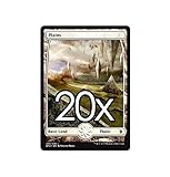 20 Battle for Zendikar Plains #253 Magic the Gathering Basic FULL ART Land Lot