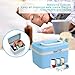 Combination Lock Medicine Cabinet Organizer First Aid Kit with Compartment