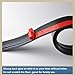 MAZU Door Bottom Seal Strip Energy & Money Saving in Hot Summer Save Air Conditioner Cost Keep Bugs&Noise Off Under Door Sweep Weather Stripping Door Draft Stopper 2
