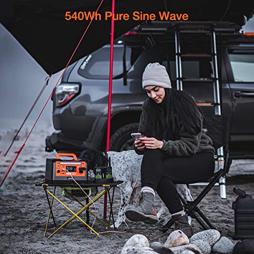 AIMTOM 540Wh Portable Power Station, Lithium Battery Pack with 110V