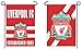 WinCraft Liverpool Football Club Garden Flag, Vintage Distressed Edition, 12.5x18 inches, 2 Sided