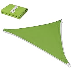 Jneaicn Shade Sail Waterproof Sun Canopy Triangle