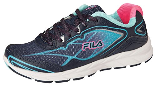 Fila Women's Finado Running Sneakers, Navy Mesh, Man-made, Rubber, 11 M