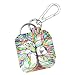 Fintie Case for Tile Mate/Tile Pro/Tile Sport/Tile Style/Cube Pro Key Finder, Vegan Leather Protective Cover for 2020 2018 and All Generations Tile, Love Tree primary