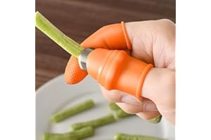 6Pcs Silicone Vegetable Fruit Picking Reusable Harvest Tools,Durable Multi-Function Bean Picker for Garden for Men