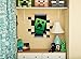(Set of 4) LucyM Wall Decal Digging Steve; Creeper Inside Wall; Baby Pig; Baby Cow