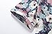 Hawaiian Shirt for Men, Summer Shirts for Men, Tropical Shirts Mens Short Sleeve Floral Casual Button Down (X-Large, White Pink)
