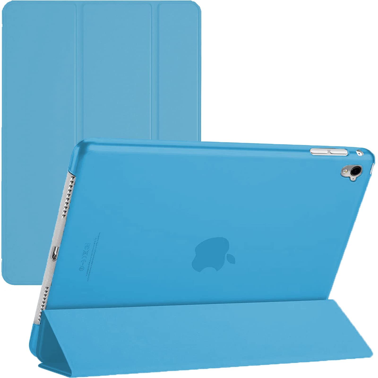 Smart Magnetic Case for Apple iPad 10.2 inch 9th Generation (2021), 8th Generation (2020), 7th Generation (2019) with Auto Sleep/Wake function (Aqua)