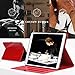 FYY Case for 2019 iPad Air 3 10.5/2017 iPad Pro 10.5 inch, Handmade Genuine Leather Case with Kickstand Function for 2019 iPad Air 3 10.5/2017 iPad Pro 10.5 inch Wine Red