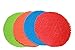(4 Pack) Round Multi-Purpose Jar Gripper Pad Bottle Lid Opener (Colors May Vary)
