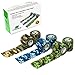 11FORCE Self Adhesive Camo Wrap 2 in x 5 Yards - (Pack of 6) - Wide Variety of Uses Including - Medical Care, Compression Wrap, Vet Tape, Hunting Gear, Support for Wrist, Ankle