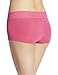 Maidenform Women's Dream Cotton with Lace Boyshort, Pink About It, 5