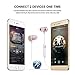 SAN.COMO Bluetooth Headphones,Wireless Earbuds Sweatproof Earphones Magnetic Attraction Stereo Headphones for Running Workout Gym Noise Cancelling (Gold)