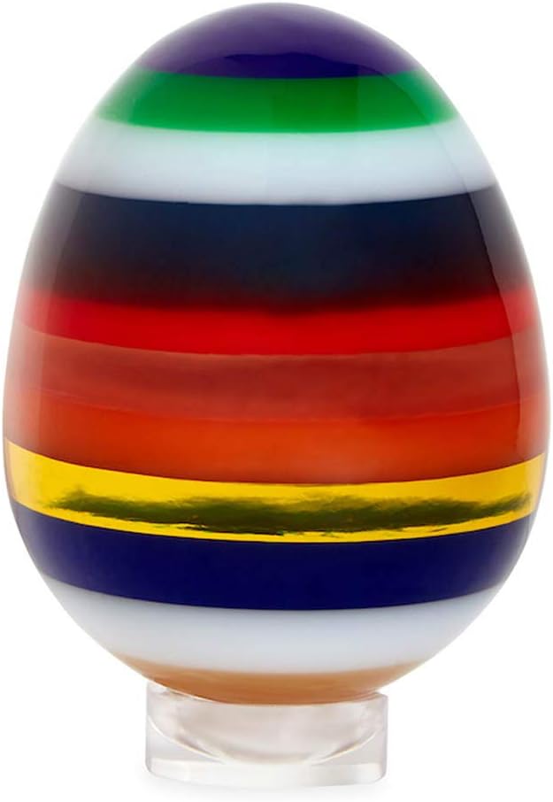 Jonathan Adler - Stacked Acrylic Egg - Multi - Large