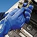 Waterproof PVC Coated Glove with Cotton Liner,Heavy Duty Latex Gloves, Resist Strong Acid, Alkali and Oil,Fishing Operation rubber Gloves-23