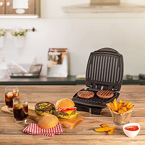 Grill Elétrico Oster Burguer 2 em 1 com Estufa, 110V, 1200W, OGRL500