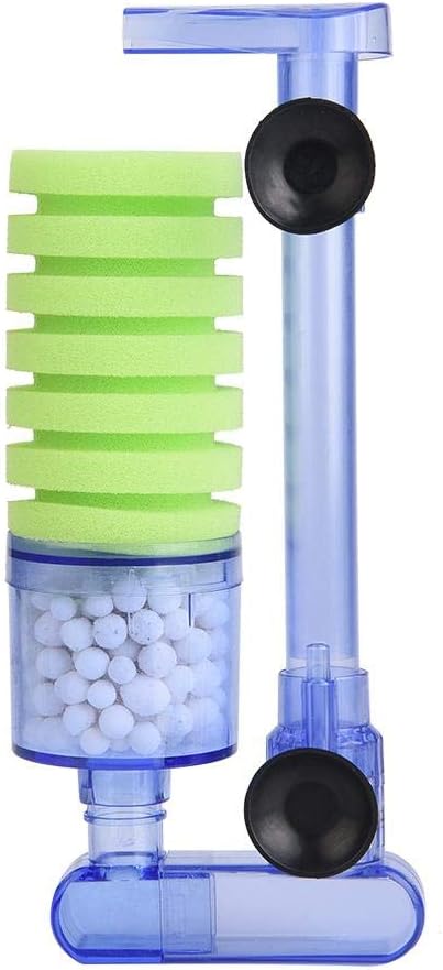 Pssopp Aquarium Filter Air pump Sponge Biochemical Oxygen Pump Aquarium Water Filter Sponge Fish Tank Filter Media for Mini Fish Tank Supplies(XY-2881)