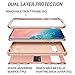 YOUMAKER Case for Galaxy S10, Rose Gold Heavy Duty Protection Full Body Shockproof Slim Fit Without Built-in Screen Protector Case Cover for Samsung Galaxy S10 6.1 inch - Rose Gold/Pink