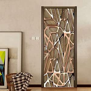 Papel Tapiz Autoadhesivo para Puertas Papel Tapiz Extraíble Mural