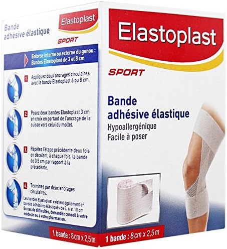 Elastoplast SPORT Flexible Containers Elastic Bandage - Pack of 2 Strips 8 cm x 2.5 m (8/2) - Image 3