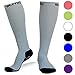 BLITZU Compression Socks 20-30mmHg for Men Women Recovery Running Travel Relief