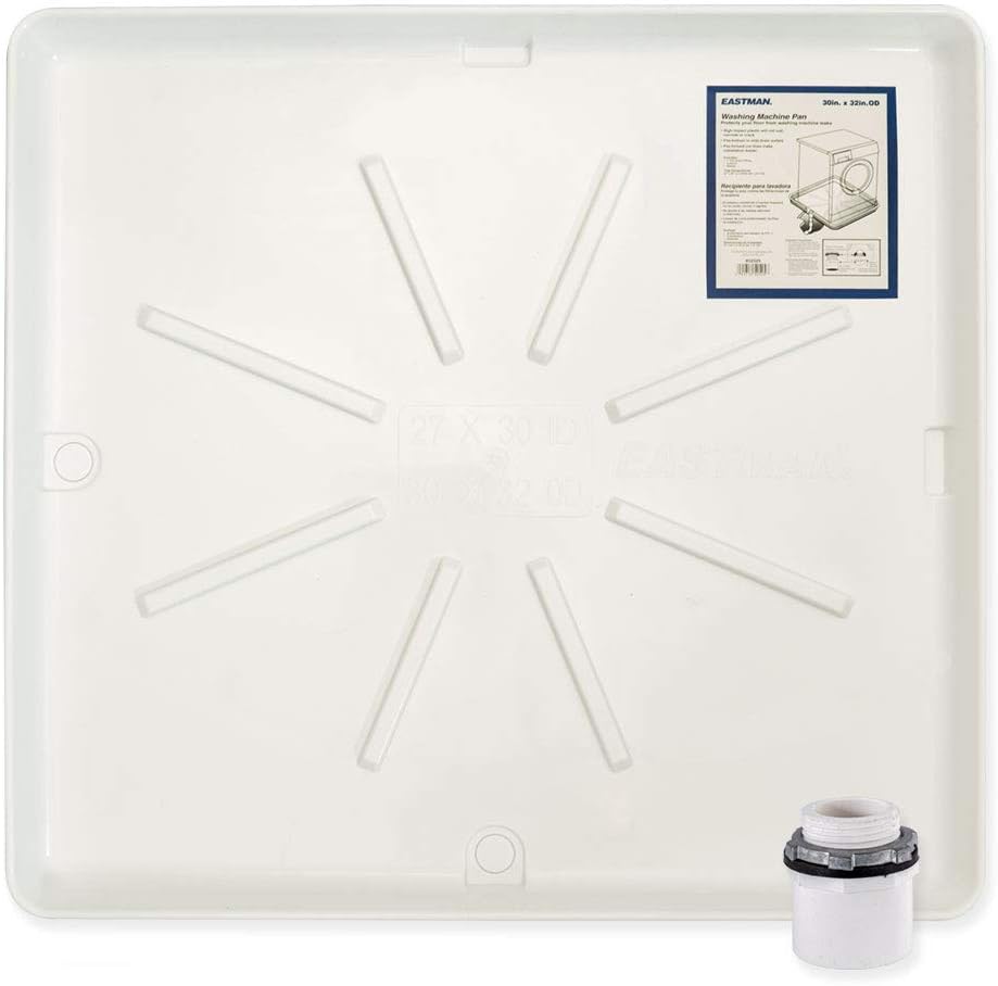 Eastman 52525 Washing Machine Drain Pan, 30inch x 32inch