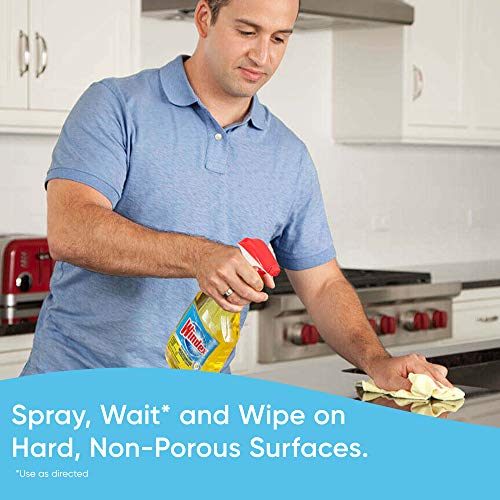 Windex MultiSurface Cleaner and Disinfectant Spray Bottle, Scent