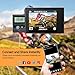 FITFORT Action Camera 4K WiFi Ultra HD Waterproof Sport Camera 12 MP 170 Degree 2 Inch LCD Screen Remote Control 2Pcs Batteries 19 Accessories -Silver