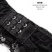 Sbra Advanced Customization Womens Sexy Lace Stretch Mesh Supender Garter Belts, Black01, One Size