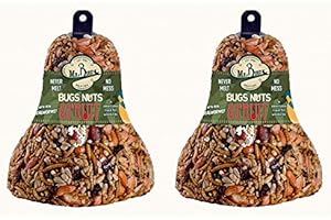 2-Pack of Mr. Bird Bugs, Nuts, Fruit Wild Bird Seed Bell 12.5 oz.