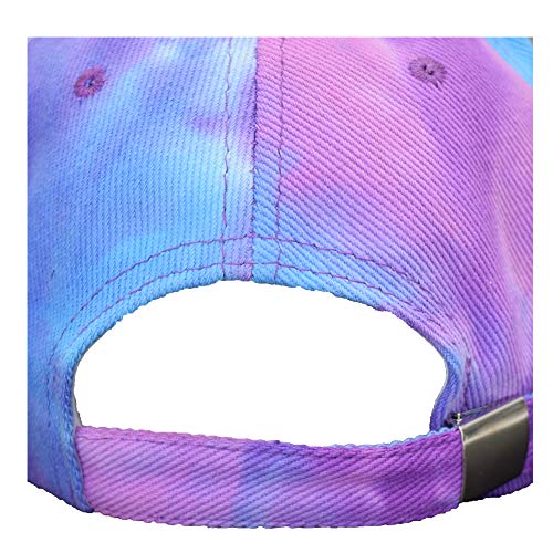 Distressed Cotton Dad Hat Baseball Cap, Sun Visors Adjustable Size,New Tie-Dyed Baseball Caps for Men and Women (BLM03)