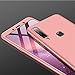 ISADENSER for Samsung Galaxy A9 2018 A9s 2018 Case Ultra Slim 2 in 1 Shockproof 360°Full Body Front Back Hard PC Plastic Anti-Scratch Cover Compatible with Galaxy A9 2018,2IN1 PC - Rose Gold