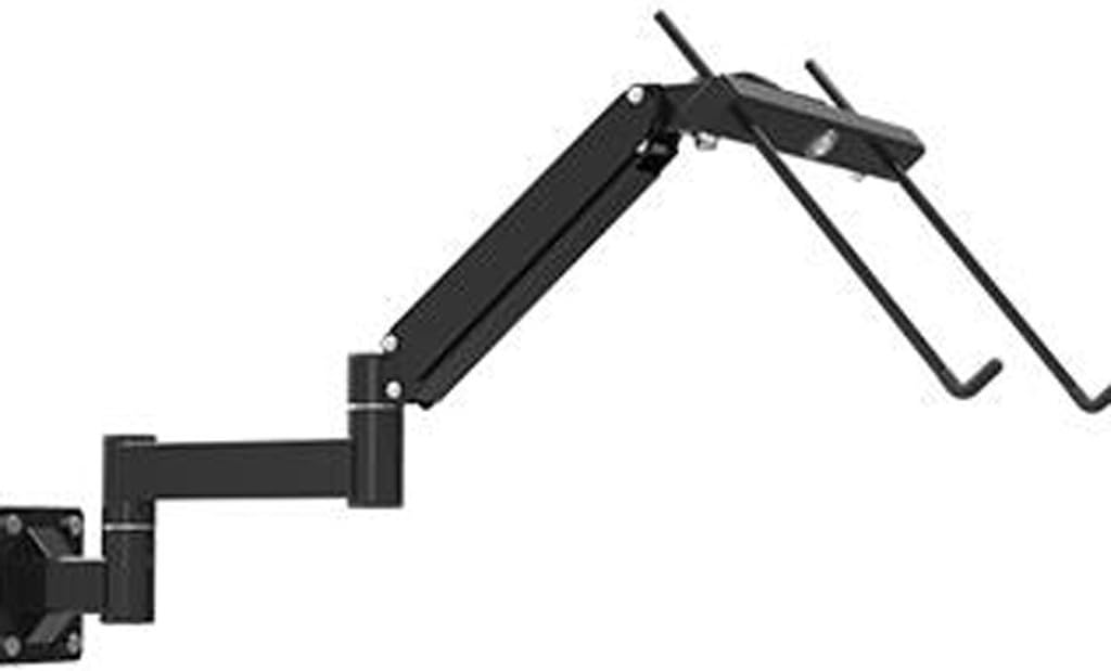 Wall-mounted laptop computer stand telescopic rack universal level hovers around the rotation BG406